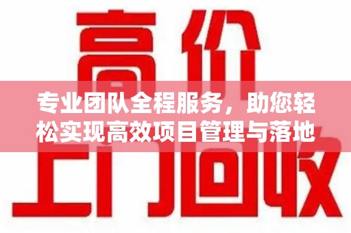 沈阳专业团队全程服务，助您轻松实现高效项目管理与落地
