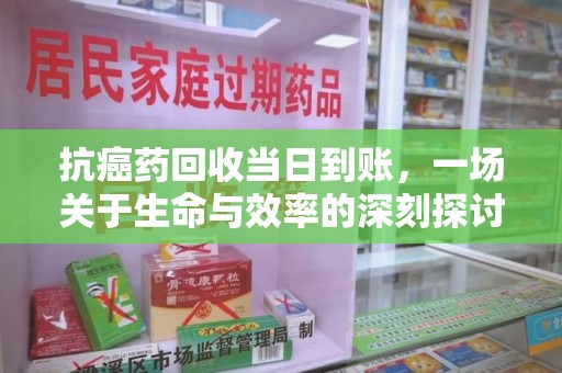 沈阳抗癌药回收当日到账，一场关于生命与效率的深刻探讨